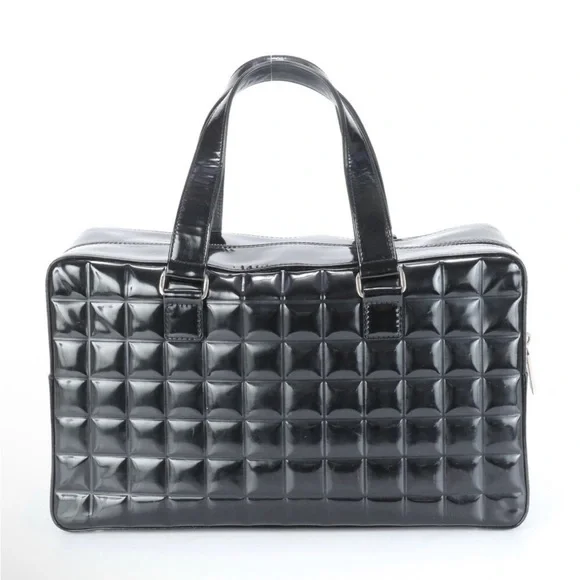 Chanel Patent Chocolate Bar Bag - Picture 6 of 13